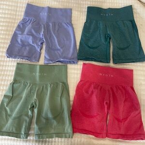 4 pairs of NVGTN contour seamles shorts